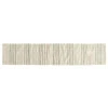 Woven Cotton Stripe Table Runner, Black & Cream