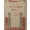 "A Well Dressed Home" Canvas Book Storage Box