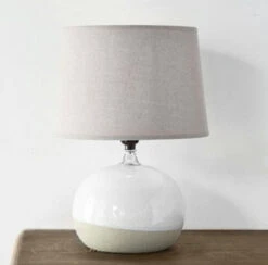 Oat Ball Round Lamp With Shade (Pick Up Only)