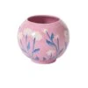 Flourish Round Pink & Blue Floral Vase (Pick Up Only)