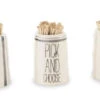 Bistro Toothpick Holder, 3 Style Options By Mud Pie