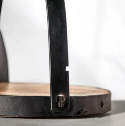 Wood & Metal Basket Handle Round Tray, 2 Size Options (Pick Up Only) -Home Decor Sale Store 2 3581bf50 4c69 4e9c 92c8 2f6cf0e15467