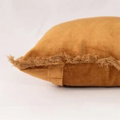 Fringed Velvet Pillow, Rust -Home Decor Sale Store 2c018a43766e3ff0b89992a09bc13ddbc96b03c9be8b3337b6a2ee0e197ca23b