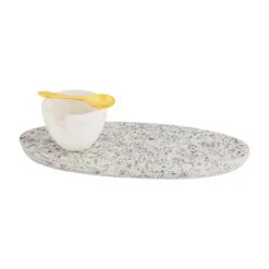 Granite Board & Dip 3-Piece Set By Mud Pie (Pick Up Only)