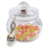 Door Knob Glass Sweet Candy Jar Set With Lid & Scoop By Mud Pie