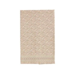 Daisy Block Print Kitchen Towel By Mud Pie