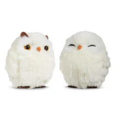 White Owl Ornament, 2 Style Options