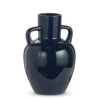 Dark Blue Glazed Vase, 10.5" (Pick Up Only)