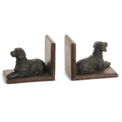 Dog Book Ends, Set Of 2 (Pick Up Only)