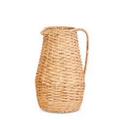 Water Hyacinth Woven Pitcher, 20" (Pick Up Only)