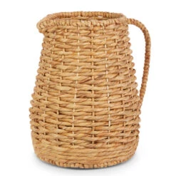 Water Hyacinth Woven Pitcher, 14.75" (Pick Up Only)