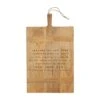 "Welcome To Our Home" Paddle Cutting Board By Mud Pie