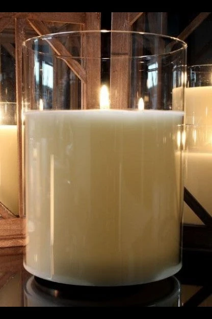 Radiance LED Poured Candle, Simply Ivory, 6” Dia X 9.8” T 1 Radiance LED Poured Candle, Simply Ivory, 6” Dia X 9.8” T