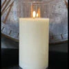 Radiance LED Poured Candle, Simply Ivory, 4” Dia X 8” T