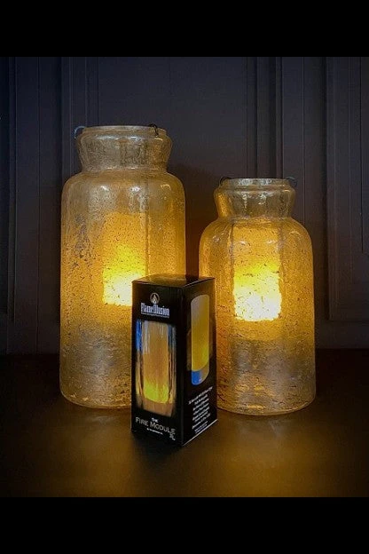 XL Flame Illusion Rechargeable Candle, 7.5" By The Light Garden 2 XL Flame Illusion Rechargeable Candle, 7.5" By The Light Garden - Image 2