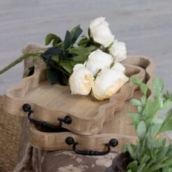 Scalloped Natural Wood Tray, 2 Size Options -Home Decor Sale Store 5a26b89cb924718c577327609a1c157c73df4686f7011eb04e8e969746084d26