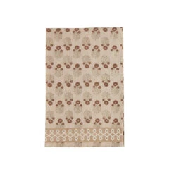 Floral Block Print Kitchen Towel By Mud Pie
