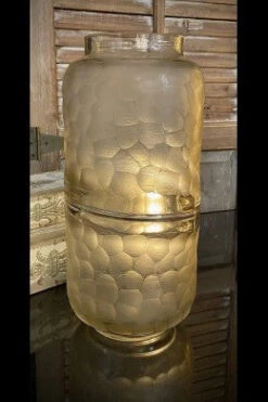 Sienna Glass Hurricane Vase (Pick Up Only)