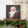 Classic Santa Portrait Framed Wall Decor (Pick Up Only)
