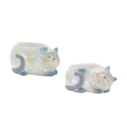 Kitty Cat Planter Pot, 2 Style Options