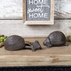 Hedgehog Cast Iron Key Hiding Box 5 Hedgehog Cast Iron Key Hiding Box -Home Decor Sale Store 88512 20