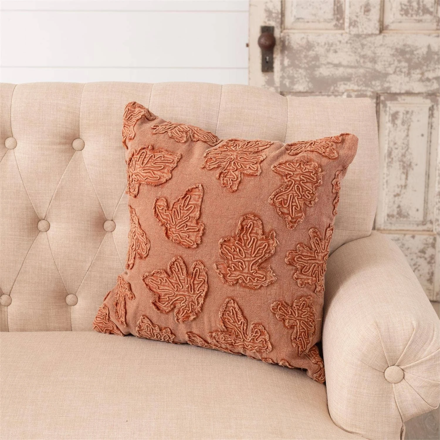 Stonewash Fall Leaves Pillow 3 Stonewash Fall Leaves Pillow - Image 3