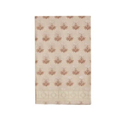 Floral Stem Block Print Kitchen Towel By Mud Pie