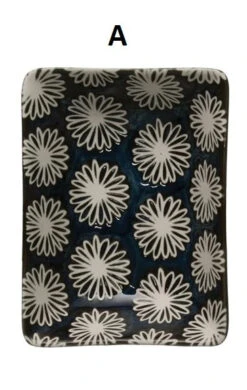 Stoneware Dish With Pattern, Midnight Blue, 2 Style Options 6 Stoneware Dish With Pattern, Midnight Blue, 2 Style Options -Home Decor Sale Store A 1513ed10 26a4 40d9 a5ea 3c284c380d9c