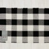 Black & White Buffalo Plaid Check Base Door Mat