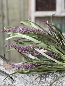 Dune Grass Bush, Purple, 27" (Pick Up Only) -Home Decor Sale Store BR62492