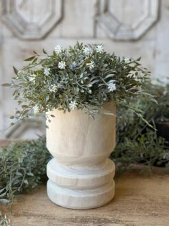 Wood Bobbin Holder Vase, 8.75" -Home Decor Sale Store BW97405