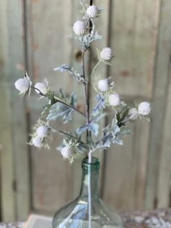 Thistle Field Flowers Stem, Cloud White, 28" 7 Thistle Field Flowers Stem, Cloud White, 28" -Home Decor Sale Store BY19904