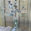 Thistle Field Flowers Stem, Sky Blue, 28"