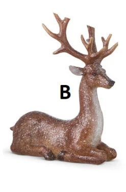 Glittered Resting Reindeer, 2 Style Options (Pick Up Only) -Home Decor Sale Store B 12d7df8e e2ae 43da 8f67 4e4e4c352166