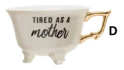 Bar Saying Stoneware Footed Teacup With Gold Electroplating, Black & White, 6 Style Options -Home Decor Sale Store D 1f5b3d5d 8b64 4e43 b46b 4ec60986fe7f