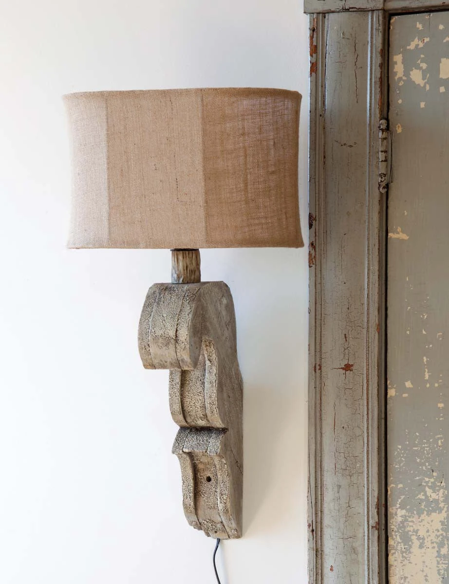 Corbel Lamp, Antique Grey By Park Hill Collection (Pick Up Only) 2 Corbel Lamp, Antique Grey By Park Hill Collection (Pick Up Only) - Image 2