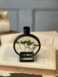 Botanical Taper Candle Holder, Bliss, 5"