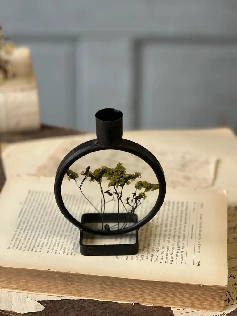 Botanical Taper Candle Holder, Bliss, 5" 1 Botanical Taper Candle Holder, Bliss, 5"