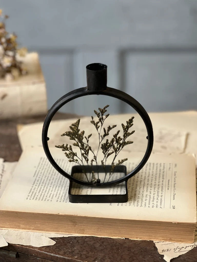 Botanical Taper Candle Holder, Fawn, 6.25" 2 Botanical Taper Candle Holder, Fawn, 6.25" - Image 2