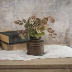 Dark Wood Bud Vase, 3.75"