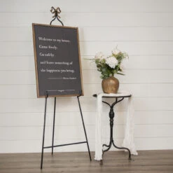 Standing Easel With Bow (Pick Up Only)