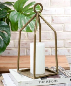 Modern Brass Lantern