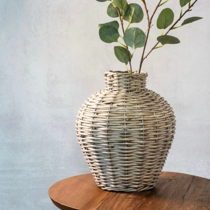 Grey Willow Vase, 10.6" 1 Grey Willow Vase, 10.6"