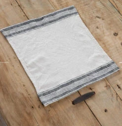 Honeysuckle Striped Kitchen Dish Towel By Porch View Home