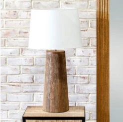 Natural Mango Wood Lamp