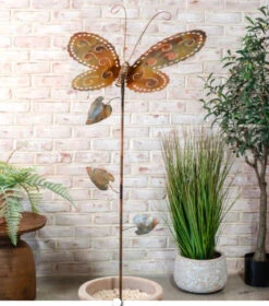 Oxidized Large Butterfly Stake, 35" (Pick Up Only)