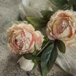 Peony Spray, Pink, 27.5" -Home Decor Sale Store HZ238855 5 56876