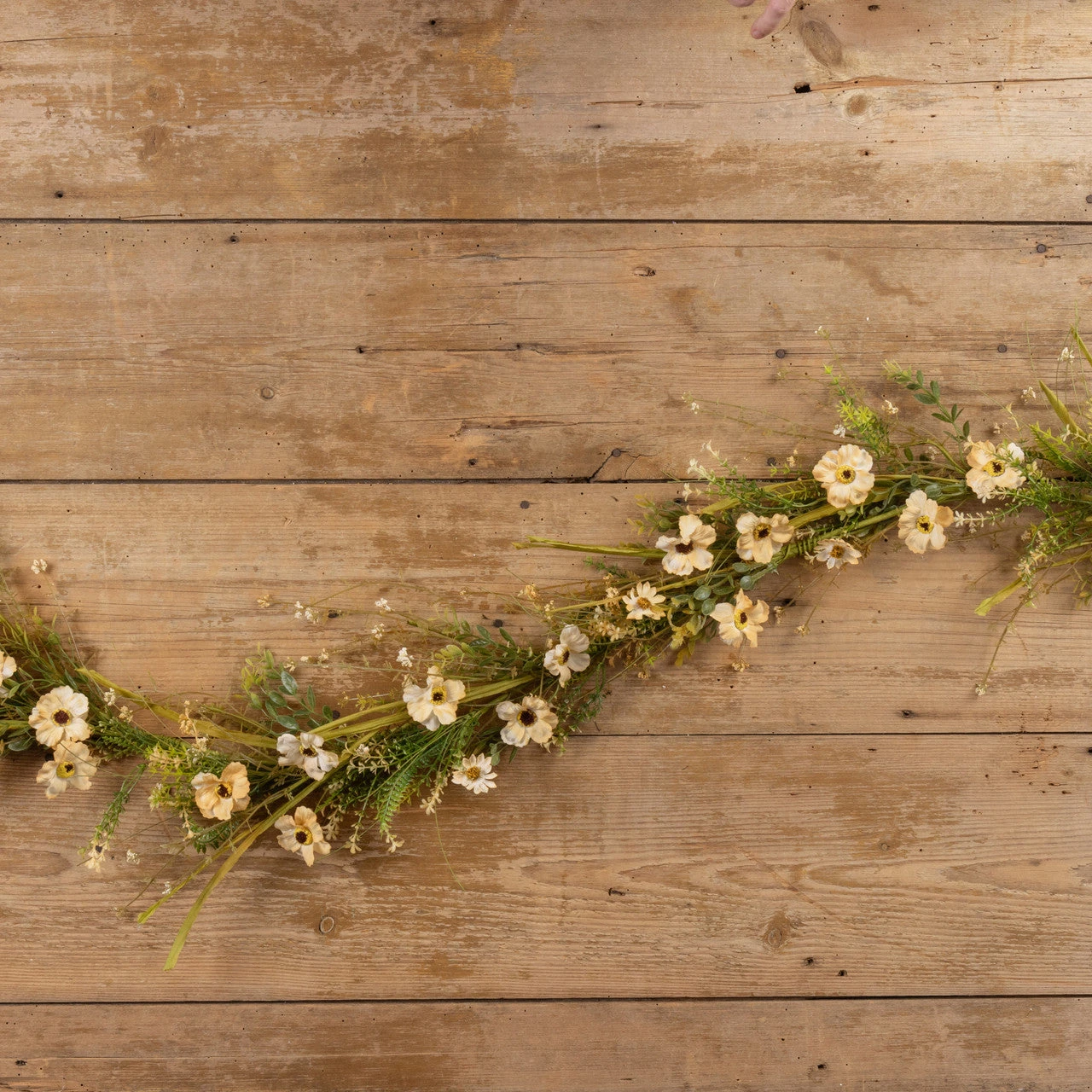 6' Wildflower Garland, Orange 2 6' Wildflower Garland, Orange - Image 2