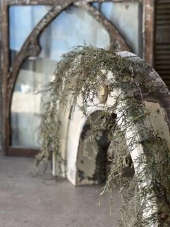 6' Snowy Weeping Cedar Garland 7 6' Snowy Weeping Cedar Garland -Home Decor Sale Store LM766211