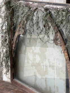 6' Snowy Weeping Cedar Garland